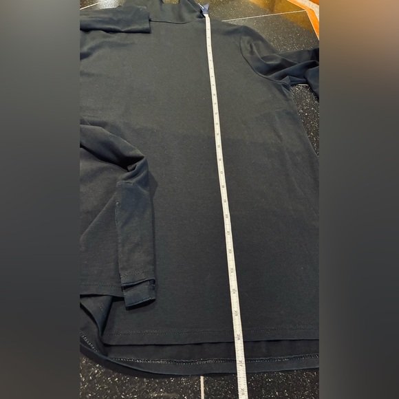 J Jill Luxe Supima Turtleneck Tunic Long Sleeve Black SZ. Small - Picture 10 of 11